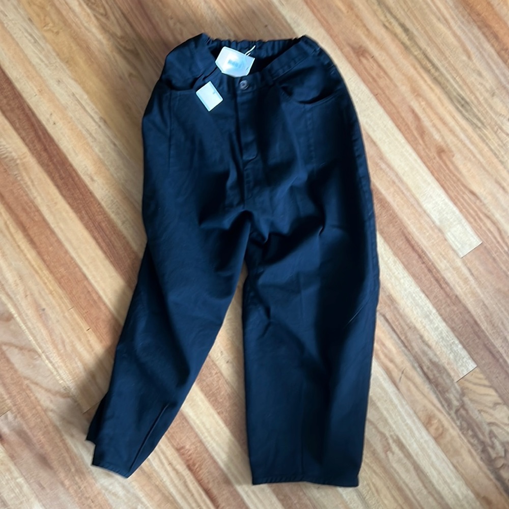 Monica Cordera Black Baggy Pant One Size NWT